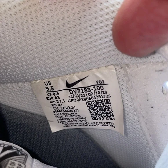 Nike Air Force One’s Men’s Size 9.5 50 Years of Hip Hop Nike AF1 Classics White - Picture 12 of 13